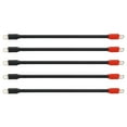 5pcs Golf Cart Battery Cables PVC Sheath Battery Cables 4 Gauge