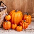 thumbnail image 3 of DecoracióN De Halloween, 7 Calabazas Simuladas De Halloween, ArtesaníA Modelo Cosecha DecoracióN De OtoñO, 3 of 4