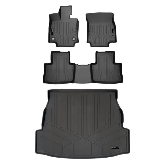 SMARTLINER 3 Rows Custom Fit Floor Liners Compatible with 2019 - 2025 Toyota RAV4 (Gasoline)