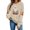 Khaki D, variant on Enjoytime Halloween Crew Neck Sweatshirts Women Vintage Funny Printed Pullover Top Lightweight Casual Long Sleeve Sweatshirt