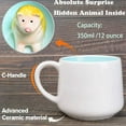 thumbnail image 4 of Glass Water Bottle,Cow Mug With Cow Inside Cute Coffee Mugs With Handle Tea Cups Ceramic Cup Funny Coffee Mugs With Spoon Mugs Gift Women Friends Unique Coffee Mug For Birthday Party Novelty Gif, 4 of 5