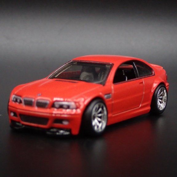 Open Box 1999-2005 BMW 3 SERIES M3 E46 COUPE RED 1:64 SCALE COLLECTIBLE DIECAST MODEL CAR