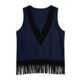 thumbnail image 4 of LVHAOGJOB Tank for Women Solid Color Tops Sleeveless Pullover V Neck Womens Shirts, 4 of 8