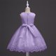 thumbnail image 5 of Vestido de Invitado de Boda Floral Azul Princesa Bordado con Perlas Vestido Formal de las Niñas con Falda de Línea a Vestido de Invitado de Boda Formal de Verano, 5 of 7