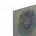 thumbnail image 2 of Luxe Metal Art 'Lion King' by Luxe Portfolio, Metal Wall Art, 12"x16", 2 of 9