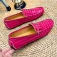thumbnail image 3 of Men's Casual Loafers Slip On Leather Shoes Lightweight Driving Shoes Moccasins Classic Penny Loafer Flats Boat Shoes Big Size, 3 of 10