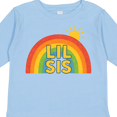 thumbnail image 4 of Inktastic Lil Sis Rainbow Sun Design Boys or Girls Long Sleeve Toddler T-Shirt, 4 of 5