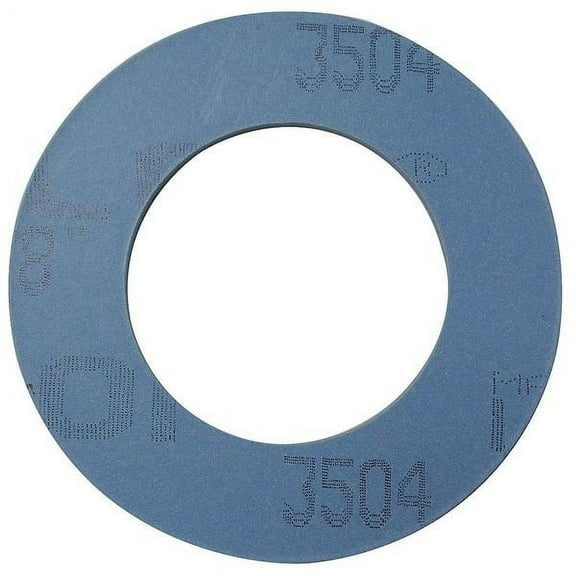 Garlock Flange Gasket,3 in.,1/16 in.,Blue,PTFE 3504RG-0150-062-0300