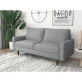 thumbnail image 2 of Kingway Furniture Ashton Linen Living Room Sofa in Ligh Gray, 2 of 4