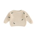 thumbnail image 1 of AMERTEER Baby Round Neck Sweaters Long Sleeve Loose Knitted Pullovers, 1 of 7