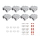 thumbnail image 1 of Unique Bargains 8 Set 2 Pin No.9098011875 Kit de Clip de Enchufe Adaptador de Conector de Inyector de Combustible para automóvil Reemplazo para Toyota, 1 of 1