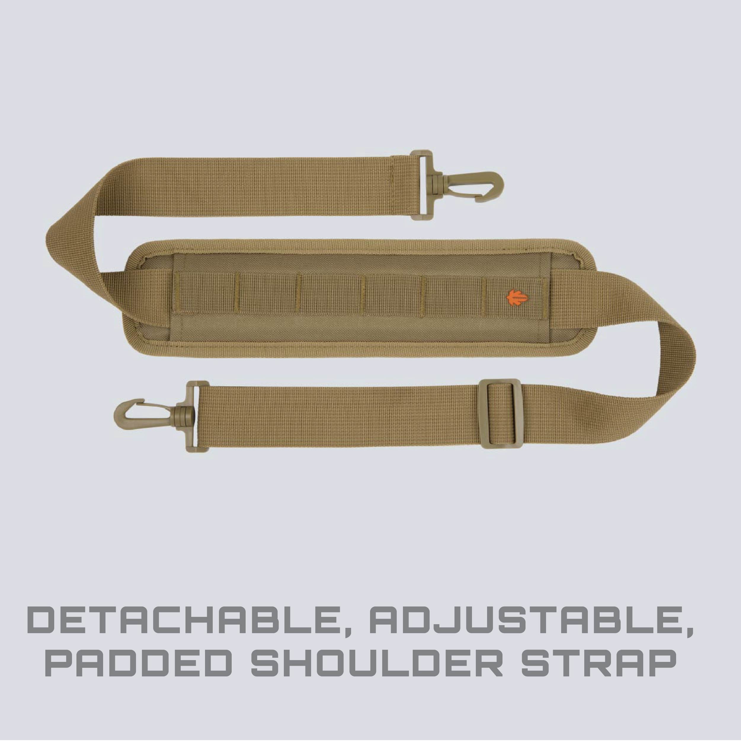 Tac-Six™ 46" Lockable Rifle Soft Case, Molle Front, Coyote