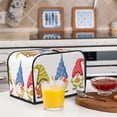 thumbnail image 6 of Kdxio Autumn Funny Gnomes Print Toaster Cover Bread Machine Cover Fits for Most Standard 2 Slice Toasters,Keep Toaster Free From Dust And Fingerprint Oven Dustproof Cover, 6 of 7