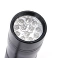 thumbnail image 2 of Lámpara Linterna de luz ultravioleta de mano Mini 12 LED Linterna Equipo de manicura (Negro) Likrtyny Para estrenar, 2 of 9