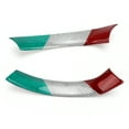 thumbnail image 1 of Volante Giulia de fibra de carbono de 3 colores, 2 piezas de embellecedor para volante de coche de repuesto de fibra de carbono de 3 colores para Romeo Giulia 2017-2019, 1 of 5