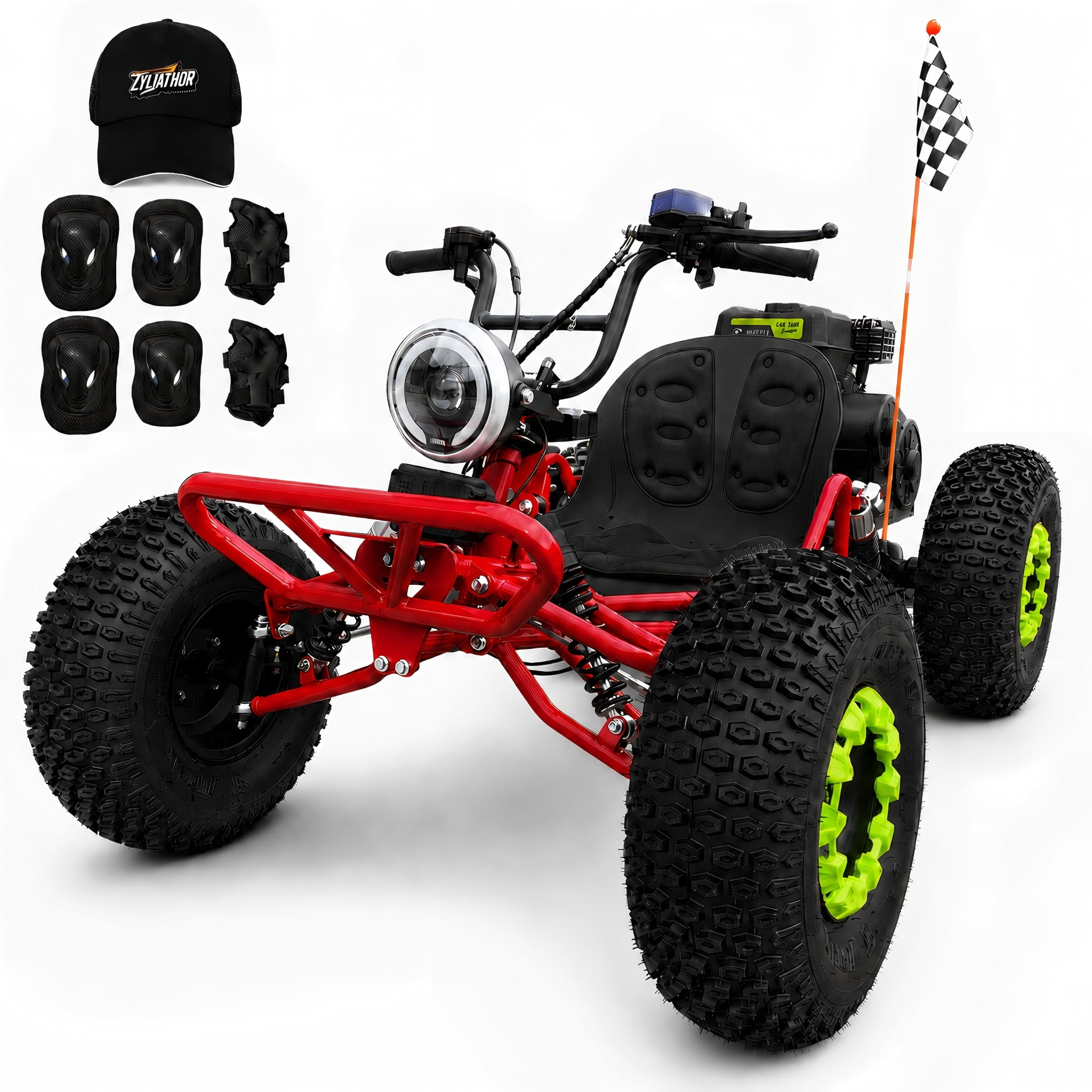 Trailmaster Mini XRX/R+ Go Kart with Reverse – Adjustable Pedals
