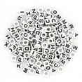 thumbnail image 2 of 12 Packs: 340 ct. (4,080 total) Black & White Alphabet Beads by Creatology - 6.5mm, 2 of 4