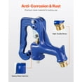 thumbnail image 3 of VEVOR Frost Free Outdoor Faucet, Freeze Proof Yard Hydrant Complete Head Assembly, with 1" NPT Galvanized Pipe Thread & 3/4" Hose Connection for Yard, Garden, Pasture Irrigation (Pipe Not Included), 3 of 9