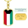 thumbnail image 3 of Kuwait Porte-Clés Chien Étiquette Acier Inoxydable Ou or 18k, 3 of 8