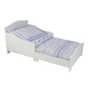 KidKraft Nantucket Wooden Toddler Bed with Side Rails, White