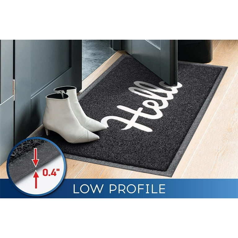 Universal Door Wet And Dry Anti Slip Front Door Mat Shoes Soles Cleaning  Door Outdoor & Indoor Floor Welcome Door Rug