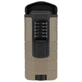 thumbnail image 2 of Triple Jet Flame Lighter, Engineered for Performance, Removable Pocket Clip, Angled Jet , Ergonomic Metal Body, Tan and Black, 2 of 9