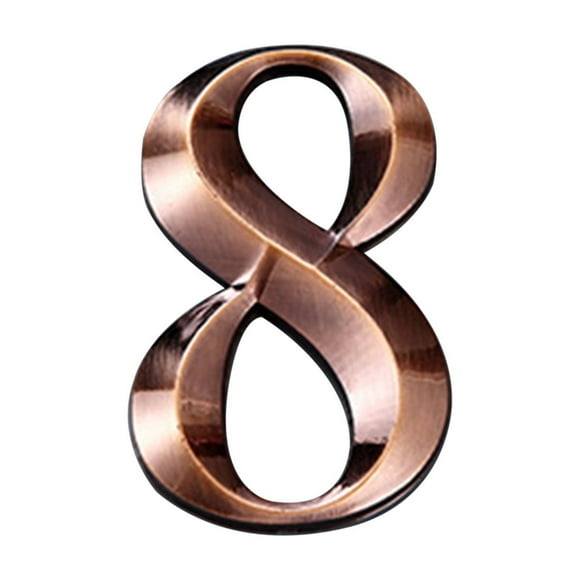 House Numbers for Outside,Modern House Numbers Mailbox Numbers 0-9 Self-Adhesive Street Door Home Address Metal Numbers for Outside Or Inside Signs Easy Install,Address Numbers for Houses