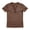 Brown_001, variant on Domuza Men's Henley Shirt Casual Short Sleeve Button Basic Tees Slim Fit Tshirts 2026 New Trendy Distressed Comfy Blouses White XL