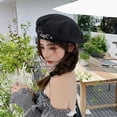 thumbnail image 6 of Cap Artist Beret French Beret Hat Beret Leather Beret Women, 6 of 9