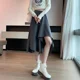 thumbnail image 5 of Falda acampanada de cintura alta irregular y de longitud media NicheDesign Sensibility para mujer Tendencia de moda de verano 2023, 5 of 5
