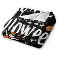 thumbnail image 2 of Happy Halloween Blanket Fall Pumpkin Fleece Throw Blanket Fuzzy Plush Super Soft Cozy Warm Halloween Spider Web Decor Blanket Gifts for Boys Girls Kids Women 40"X50", 2 of 6