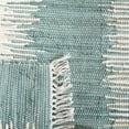 thumbnail image 5 of SAFAVIEH Montauk Twyla Geometric Cotton Area Rug, Blue, 6' x 9', 5 of 9