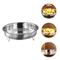 thumbnail image 4 of Cesta coladora de frutas con asa Cesta de vapor desmontable Colador de cocina de acero inoxidable, 4 of 7