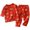 Watermelon Red, variant on Gubotare Holiday Pajamas for Kids Baby Pajama Sets, Snug Fit Pjs for Baby Girl Boy Toddler Kid, Ultra-Soft Sleeper Sleepwear (Beige,3-4 Years)