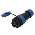 thumbnail image 3 of Conector circular de enchufe, conector de enchufe impermeable, conector de alimentación impermeable, conector de alimentación de aviación, acabado de lujo, 3 of 12