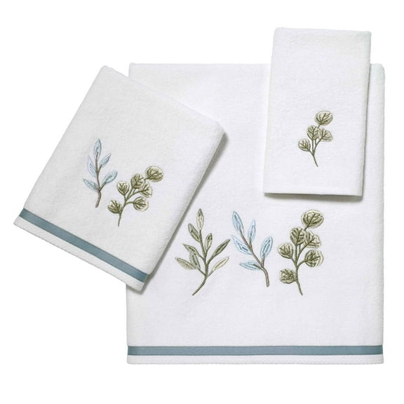 Avanti Ombre Leaves 3-Piece Towel Set