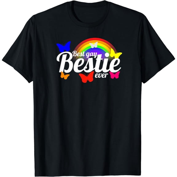 Proud LGBTQ Art Love Family Best Gay Bestie Friend T-Shirt