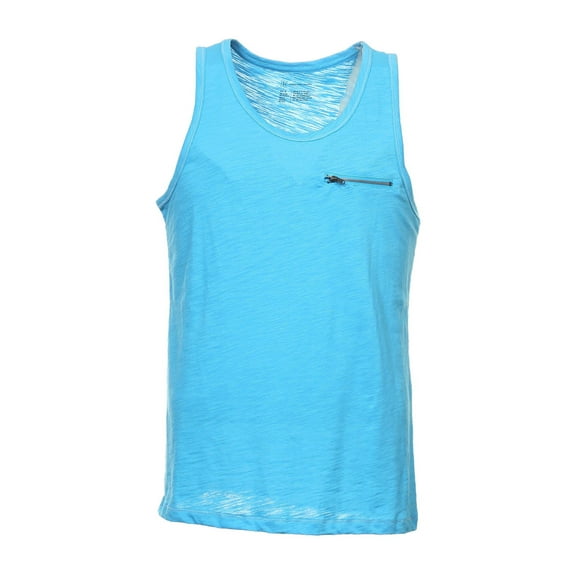 INC International Concepts Mens Dark Heather Tank Top (Medium, Aruba)