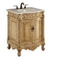 thumbnail image 6 of Elegant Lighting Vf-1002 Danville 27" Free Standing Single Basin Vanity Set - Beige, 6 of 7