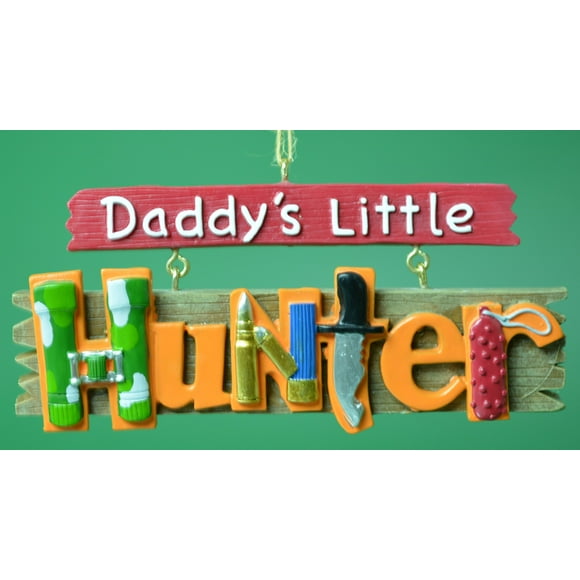 Daddy's Little Hunter Ornement de Noël