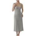 thumbnail image 2 of QSXADF Maternity Nursing Nightgown For Breastfeeding Nursing Friendly Solid Color Maternity Spaghetti Strap Summer Casual Women's Dresses Vacation Dress, 2 of 6