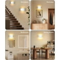 thumbnail image 5 of Indoor LED Wall Lamp 12W Dimmable Up Down Wall Light for Living Room Bedroom Hallway Staircase Cool White, 5 of 8