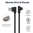 thumbnail image 2 of Compatible With Iphone Charger,3 Pack 90 Degree Fast Recharge(3meter,black White), 2 of 3