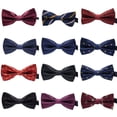 thumbnail image 4 of tredstone Cravate Formelle à Motif Coloré pour Hommes Adulte Homme Affaires Réunion Mariage Fil Polyester Nœud Papillon, 4 of 8