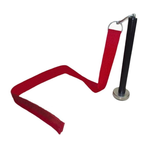 Siruishop Arm Wrestling Training Strap Heavy Duty Hand Grip for Weight Plate Exercises Red Strap