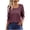 Wine, variant on Tauxra Womens Blouse Long Sleeve V Neck with Lace Trim and Dot Detailing, Dressy Casual Tunic Tops for Leggings, Office Wear and Daily Use-4-10