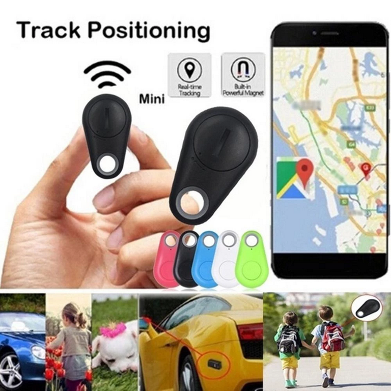 Monograph Lilla Latter 4PCS Smart Mini GPS Tracker Anti Lost Finder iTag Tracker Alarm GPS Locator  Wireless Positioning Wallet Pet Key Wireless 4.0 - Walmart.com