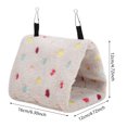 thumbnail image 4 of With Hook Hamster Hammock, Plush Plush Hamster Hammock, Foldable Design Parrots For Small Pets S, 4 of 8