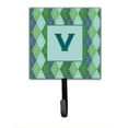 thumbnail image 7 of Letter U Initial Monogram - Blue Argoyle Leash or Key Holder, 7 of 7