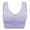 Purple, variant on Sports Bras for Women Seamless Lace Cross Front Side Buckle Lounge Bra Yoga Workout Activewear